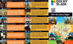 Atrakcje turystyczne powiatu w broszurze TOP 30 Dolny Śląsk