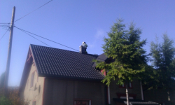 W Przyłęku zapaliła się sadza w kominie