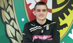 Paweł Zieliński na obozie ze Śląskiem Wrocław