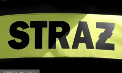 BMW wypadło z jezdni