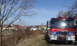 Byczeń: Pożar składu drewna budowlanego