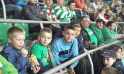 Młode Orły na meczu Śląska Wrocław