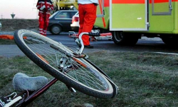 Dwa wypadki z udziałem rowerzystów