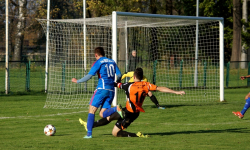 Biało-niebiescy zwyciężyli w Mirsku