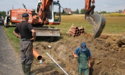 Ożary i Doboszowice z siecią wodociągową