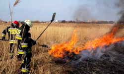 Pożar na poligonie