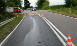 Uwaga kierowcy. Plama oleju o długości ponad 2 kilometrów 