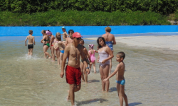 Piknik sportowo-rekreacyjny na ząbkowickim basenie