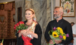 Anna Maria Jopek i Piotr Rachoń wystąpili w bardzkiej bazylice