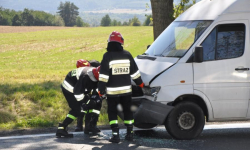 Kolizja na krajowej ósemce. Utrudnienia w ruchu