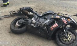 Wypadek na krajowej ósemce. Nie żyje motocyklista [KOMUNIKAT POLICJI]