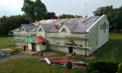 Będą mogli ćwiczyć bez obaw. Trwa remont hali sportowej w Kamieńcu Ząbkowickim