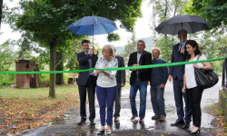 Nowy plac zabaw przy Domu Wczasów Dziecięcych w Bardzie