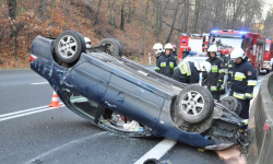 Na krajowej ósemce dachowało mitsubishi [AKTUALIZACJA]