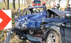 Wypadek między Ząbkowicami Śląskimi a Stolcem. Droga zablokowana [AKTUALIZACJA]