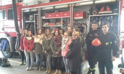 Uczniowie z „Wrocławskiej” odwiedzili ząbkowickich strażaków