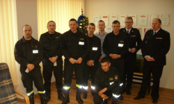 Strażacką wigilię przerwał dźwięk syreny. Wspólny posiłek strażaków-zawodowców z Ząbkowic Śląskich