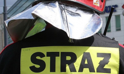 Pożar samochodu w Dusznikach-Zdrój