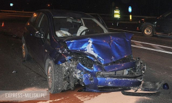 Zderzenie dwóch osobówek na krajowej ósemce