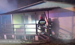 Pożar domków letniskowych na „Bartnikach”