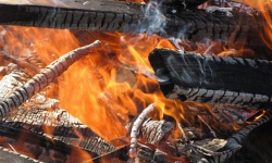 Pożar altany w Kłodzku