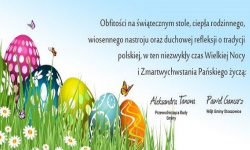 Życzenia wielkanocne od władz gminy Stoszowice