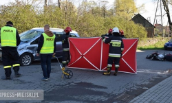 Śmiertelny wypadek w Przedborowej. Nie żyje 20-letni motocyklista [AKTUALIZACJA]