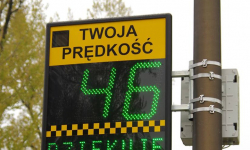 Na dwóch ulicach zamontowano radarowe wyświetlacze prędkości 