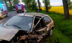 Dwie osoby ranne w wypadku w Wojkowicach