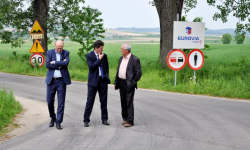 Remont drogi powiatowej z Henrykowa w stronę Skalic na ukończeniu
