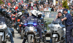Seks show na zlocie motocyklowym 