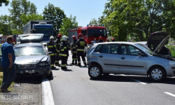 Zderzenie trzech pojazdów w Braszowicach [AKTUALIZACJA]