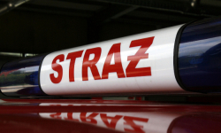 Strażak uratował kobietę. Uroczyście podziękuje mu rodzina
