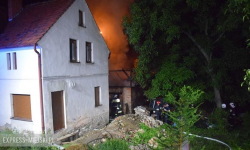 Pożar budynku gospodarczego w Janowcu [AKTUALIZCJA]