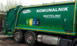 Śmieci w Wiązowie wywozi Komunalnik 