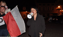 Trzeci dzień protestów w Złotym Stoku. Obecna była posłanka PO