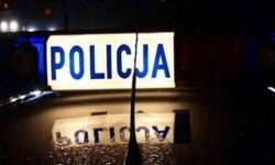 Dachowanie na drodze wojewódzkiej między Ziębicami a Nowym Dworem