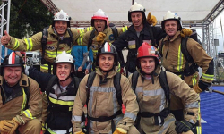 Podium dla ząbkowickich strażaków na koniec zmagań w Firefighter Combat Challenge