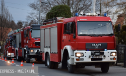 Pożar sauny przy ul. Staszica [FOTO]