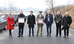 Nowy most i nowa droga z Ożar do Przyłęku