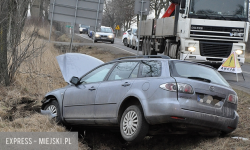 Kolizja na skrzyżowaniu ul. Cukrowniczej z ul. Ziębicką [FOTO] [AKTUALIZACJA]