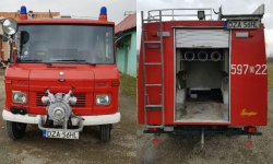 Strażacy-ochotnicy z Ożar sprzedają blisko półwiecznego Mercedesa 