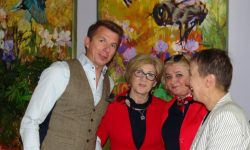 Karol Okrasa i prawnuczka Henryka Sienkiewicza w Ziębicach. Konferencja o racjonalnym odżywianiu