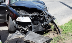 Wypadek w Ożarach. Sprawca był pod wpływem alkoholu [foto] [aktualizacja]