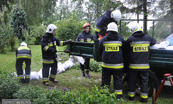 Nad kamieniecką gminą przeszłą ulewa. Zalane są posesje i kilka budynków [foto]