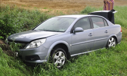 Kolizja na drodze krajowej nr 46 w Mąkolnie [foto]