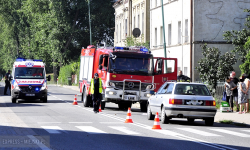 Potrącenie w Kamieńcu Ząbkowickim. Piesza trafiła do szpitala [foto]