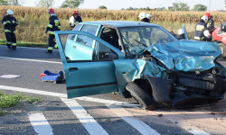 Zderzenie dwóch pojazdów na małej obwodnicy Ząbkowic Śląskich [foto] [aktualizacja]