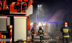 Pożar w dwurodzinnym budynku mieszkalnym w Czerńczycach