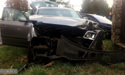 Zderzenie dwóch samochodów osobowych w Ciepłowodach [foto] [aktualizacja]